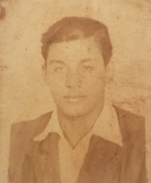 Foto de retrato antes da restauração