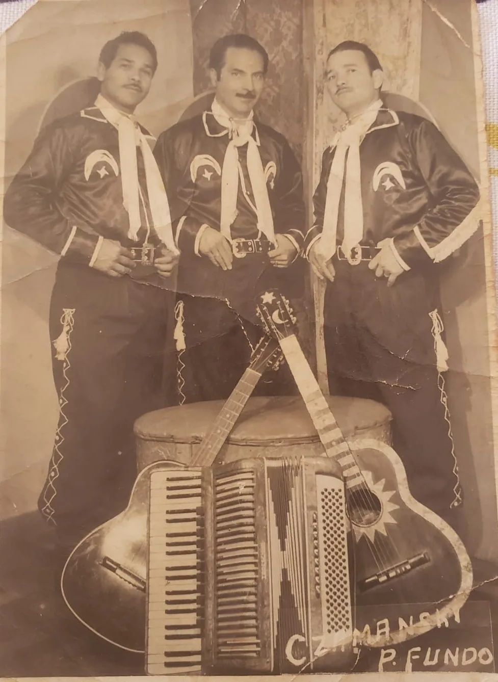 Foto de família antes da restauração